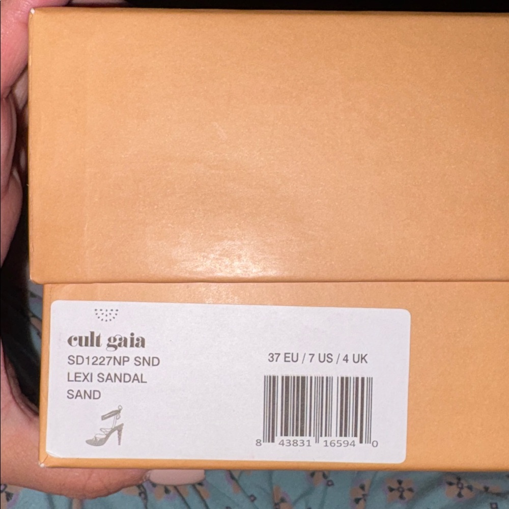 Cult Gaia Women's Cream Strappy Sandals - Picture 6 of 6